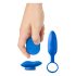 Platanomelón Mobi - wiederaufladbares, kabelloses Vibrator-Set - 2-teilig (blau) 