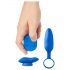 Platanomelón Mobi - wiederaufladbares, kabelloses Vibrator-Set - 2-teilig (blau) 