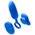 Platanomelón Mobi - wiederaufladbares, kabelloses Vibrator-Set - 2-teilig (blau) 