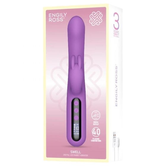 Engily Ross Swell - Akkubetriebener, digitaler Vibrator mit Klitorisarm (Lila)