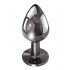 Evolved Schwarzes Juwel - Metall Anal Dildo Set (Schwarz-Silber) 