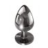 Evolved Schwarzes Juwel - Metall Anal Dildo Set (Schwarz-Silber) 