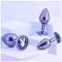 Playboy - Anal-Plug-Set - 3-teilig (silber)