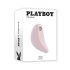 Playboy Palm - Akkubetriebener, wasserdichter 2in1 Klitorisvibrator (Rosa) 