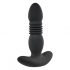 Playboy - wiederaufladbarer stoßender Analvibrator (schwarz)