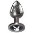 Playboy Tux - Anal Plug - Klein (Silber)