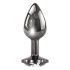 Playboy Tux - Analdildo - klein (silber) 