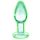 Booty Sparks Glow in the Dark S - Glas Anal-Dildo (transparent)