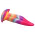 Creature Cocks Zunge - Leuchtender Silikon-Dildo - 21cm (Regenbogen) 