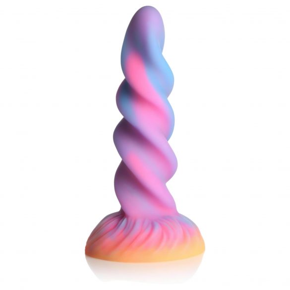 Creature Cocks Moon Rider - leuchtender Einhorn-Dildo (lila-rosa) 