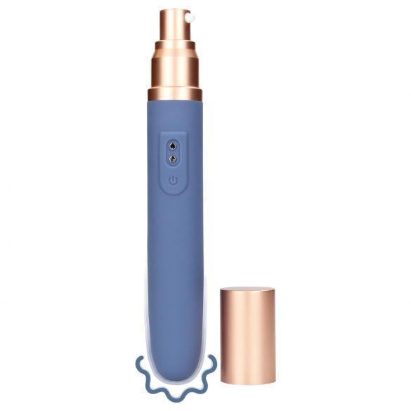 Loveline Travel - Akku-Lubrikanthalter Vibrator (Pastellblau)