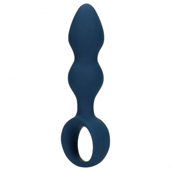 Loveline - Anal Dildo mit Griffring - klein (blau) 