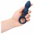 Loveline - Anal-Dildo mit Haltegriff - mittel (blau) 