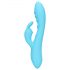 Loveline - Wiederaufladbarer, wasserdichter Rabbit-Vibrator mit Klitorisstimulator (blau)