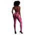 Ouch! - Fluoreszierender offener Overall (pink)  - XL-4XL