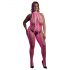 Ouch! - Fluoreszierender offener Overall (pink)  - XL-4XL