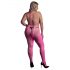 Ouch! - Fluoreszierender offener Overall (pink)  - XL-4XL