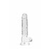 REALROCK - Kristallklarer Dildo (17cm)