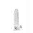 REALROCK - Transparenter, realistischer Dildo - kristallklar (17cm) 