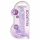 REALROCK - Transparentes realistisches Dildo - Lila (19 cm)