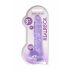 REALROCK - transparenter realistischer Dildo - lila (22cm) 