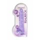 REALROCK - transparenter realistischer Dildo - lila (22cm) 