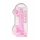 REALROCK - durchsichtiger realistischer Dildo - pink (22cm) 