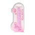 REALROCK - durchsichtiger realistischer Dildo - pink (22cm) 