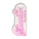 REALROCK - durchsichtiger realistischer Dildo - pink (22cm) 