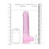 REALROCK - durchsichtiger realistischer Dildo - pink (22cm) 