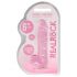 REALROCK - transparenter, realistischer Dildo - Pink (15 cm) 