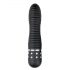 Easytoys Diamond Gerippt - gerippter Stabvibrator (schwarz) 