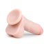 Easytoys - haftender Dildo mit Hoden (17,5cm) - Naturfarbe 