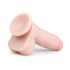 Easytoys - haftender Dildo mit Hoden (17,5cm) - Naturfarbe 