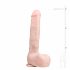 Easytoys - Saugnapf, Hoden großer Dildo (29,5cm) - natürlich 