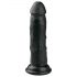 Easytoys - Saugnapf realistischer Dildo (15,5cm) - Schwarz 