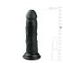 Easytoys - Saugnapf realistischer Dildo (15,5cm) - Schwarz 