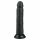 Easytoys - selbstklebender realistischer Dildo (20,5 cm) - schwarz 