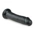 Easytoys - selbstklebender realistischer Dildo (20,5 cm) - schwarz 