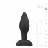 Easytoys - Silikon-Plug-Analdildo - klein (schwarz) 