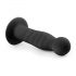 Easytoys Rippen - Saugnapf anale Dildo (14cm) - schwarz 