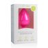 Easytoys Diamond - großer Anal-Dildo mit weißem Stein - pink 