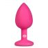 Easytoys Diamond Small - Analplug (rosa-weiß)