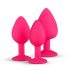 Easytoys Diamond - Analplugs Set (Pink)