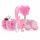 Loveboxxx Ich liebe Rosa - Vibrator Fessel-Set (6-teilig) - rosa 