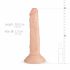 Real Fantasy Blane - realistischer Dildo - 20cm (natur) 