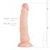 Real Fantasy Dylan - realistischer Dildo - 23cm (natur) 