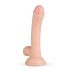 Real Fantasy Vince - Hoden und Vorhaut Dildo - 19,5cm (natur) 