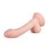 Real Fantasy Vince - Hoden und Vorhaut Dildo - 19,5cm (natur) 