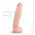 Real Fantasy Dwane - naturgetreuer Dildo mit Hoden - 31cm